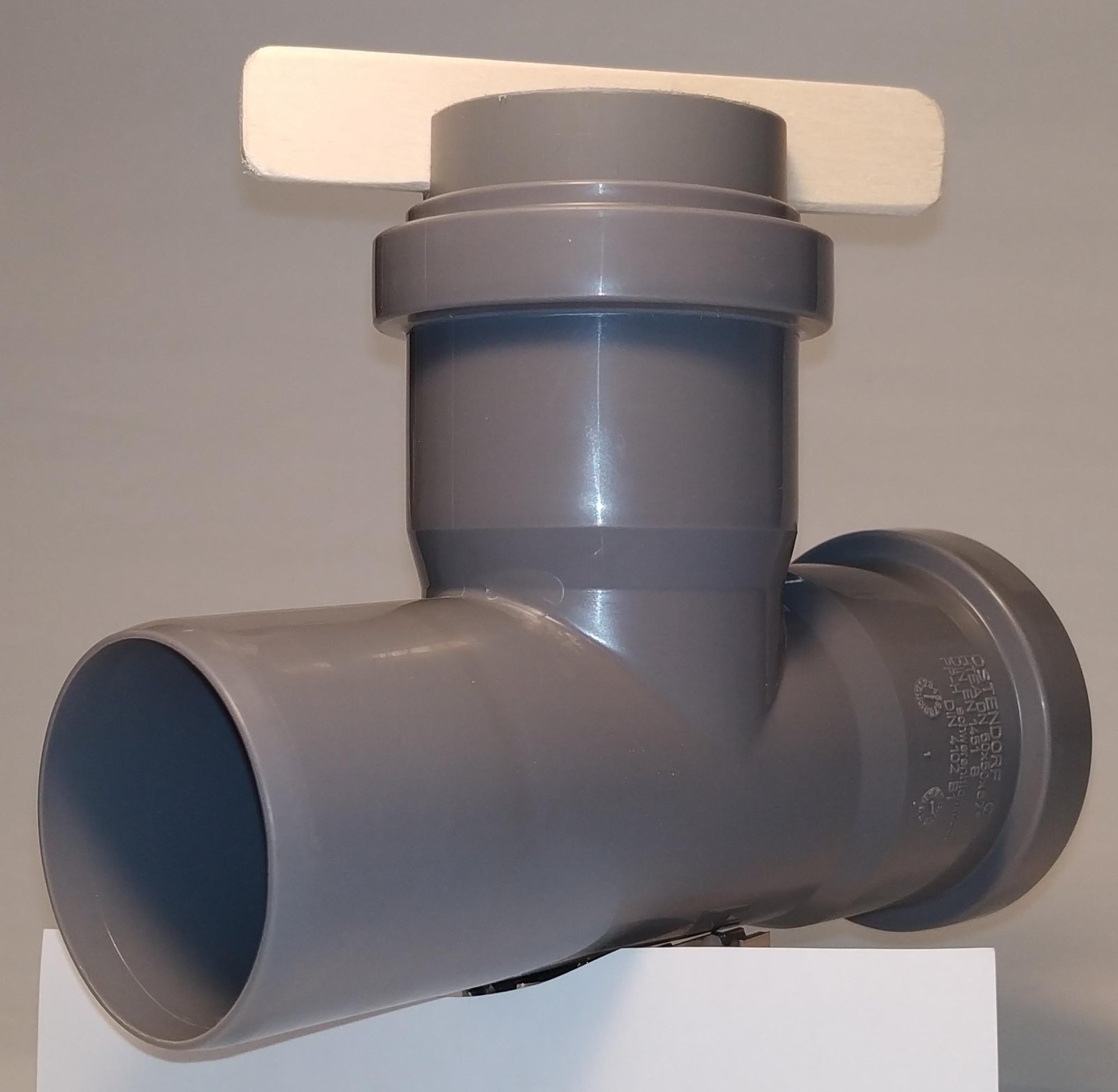 Absperrklappe für Absauganlage